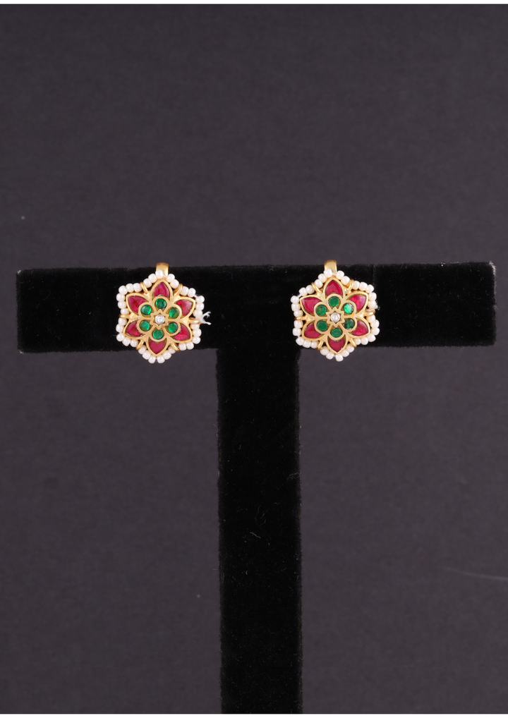 Oindrila Jadau Kundan Bugadi Earrings