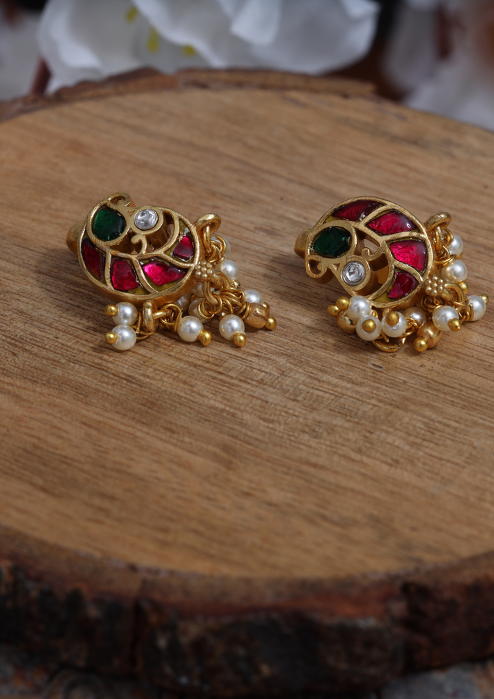 Padmavati Regal Jadau Kundan Bugadi Earrings
