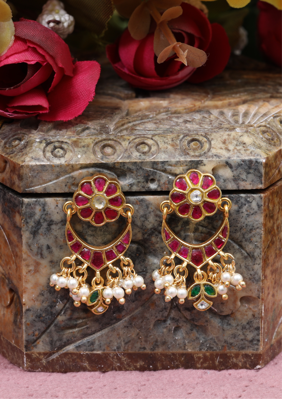Toran Exquisite Jadau Kundan Earrings