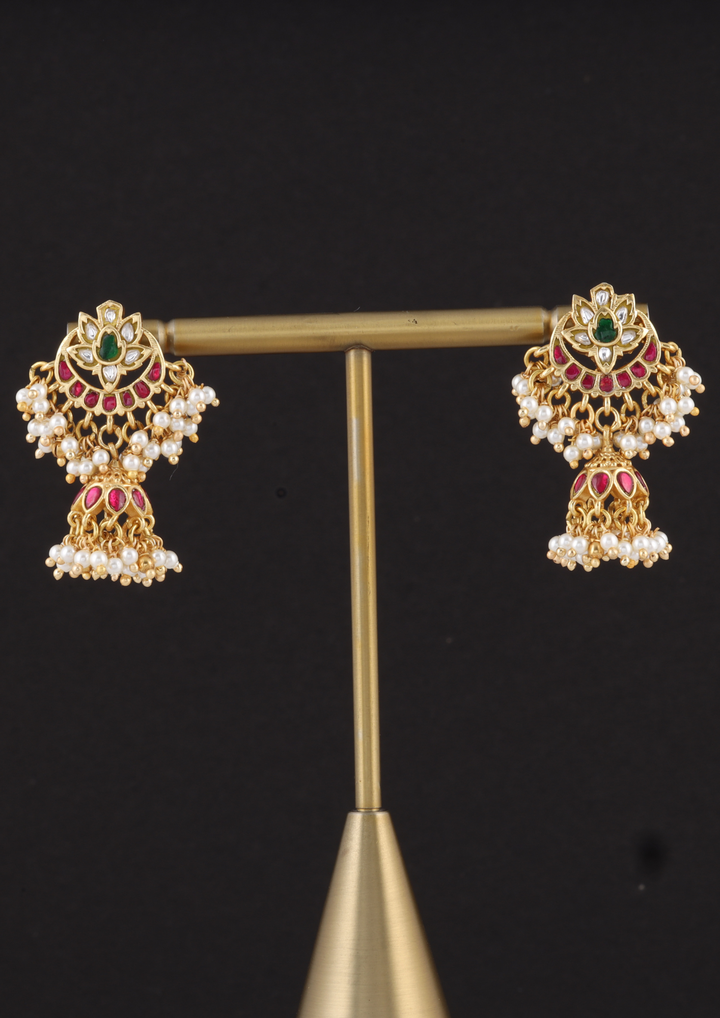 Nakshatra Regal Jadau Kundan Earrings