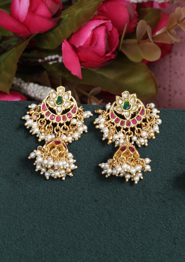 Nakshatra Regal Jadau Kundan Earrings