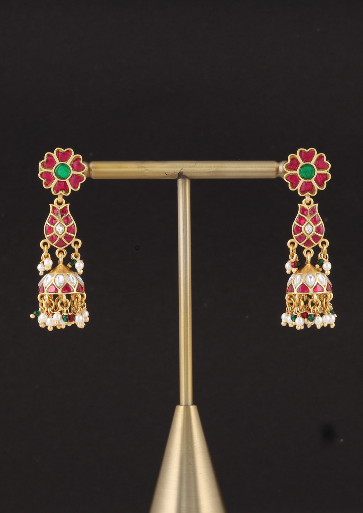 Kori Elegant Jadau Kundan Earrings