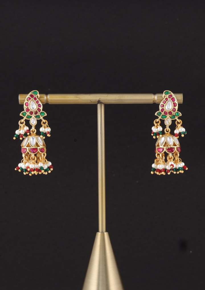 Mahananda Regal Jadau Kundan Earrings