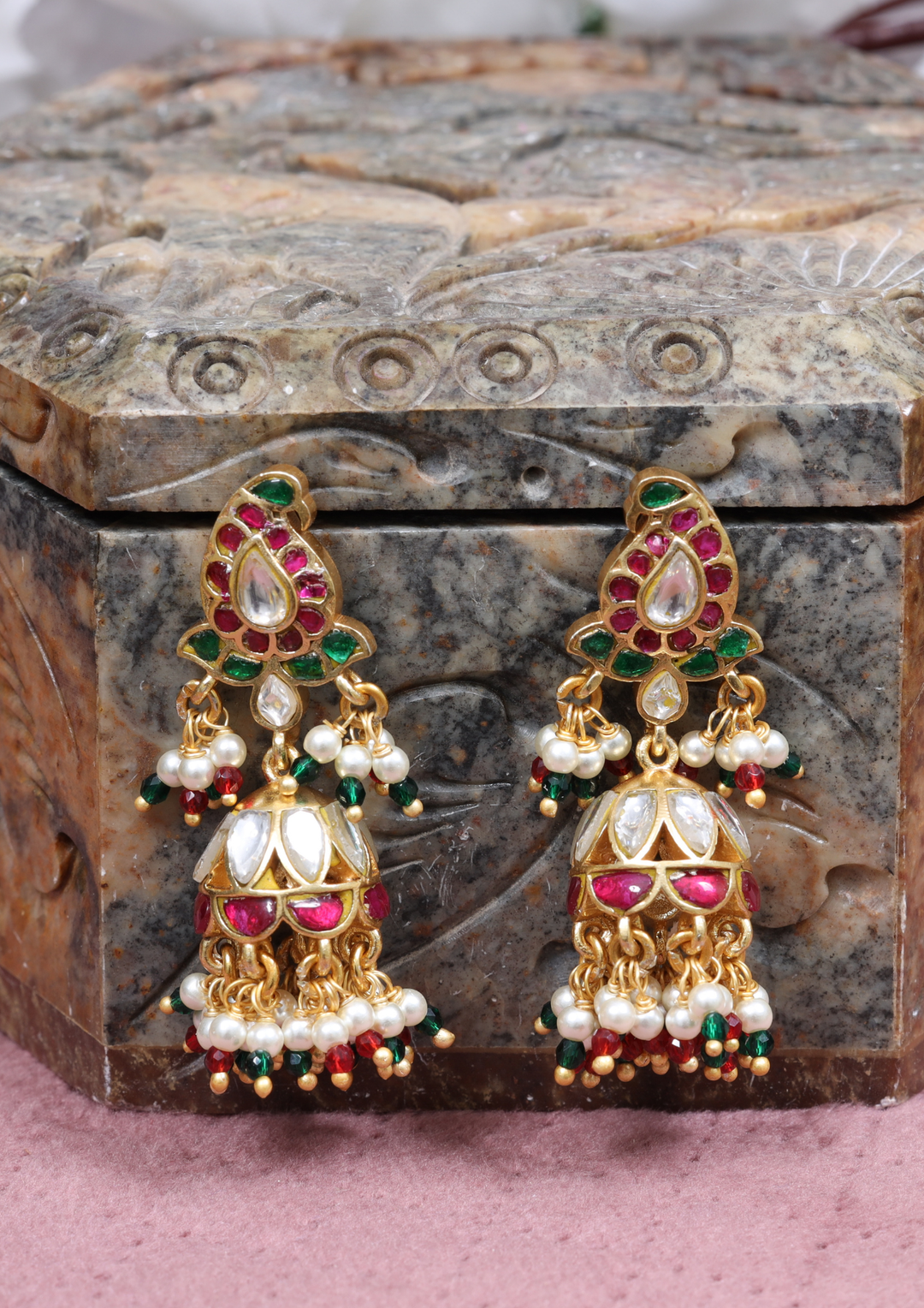 Mahananda Regal Jadau Kundan Earrings