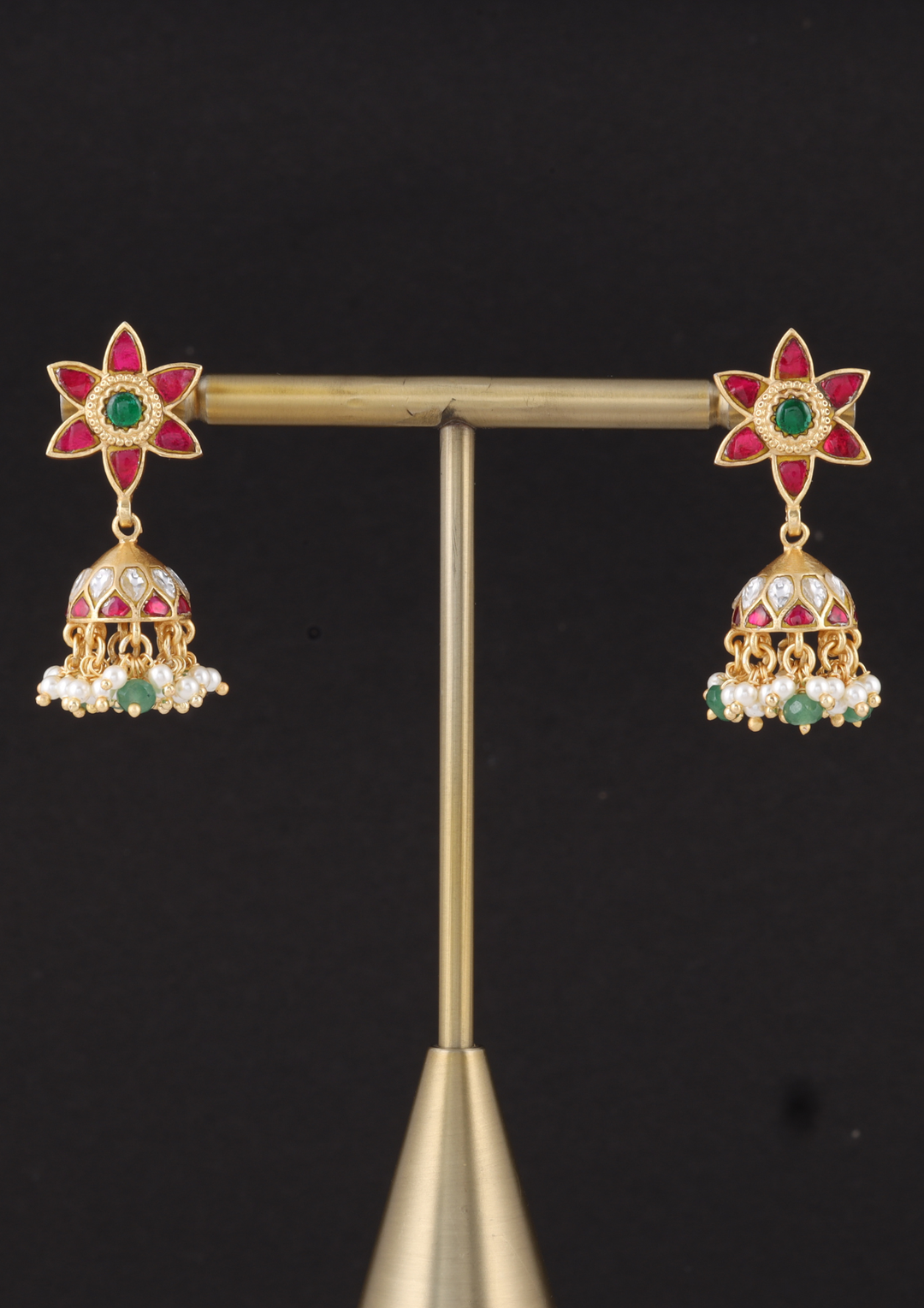 Subansiri Handcrafted Jadau Kundan Earrings