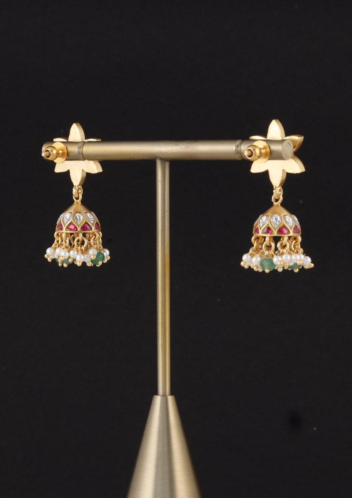 Subansiri Handcrafted Jadau Kundan Earrings