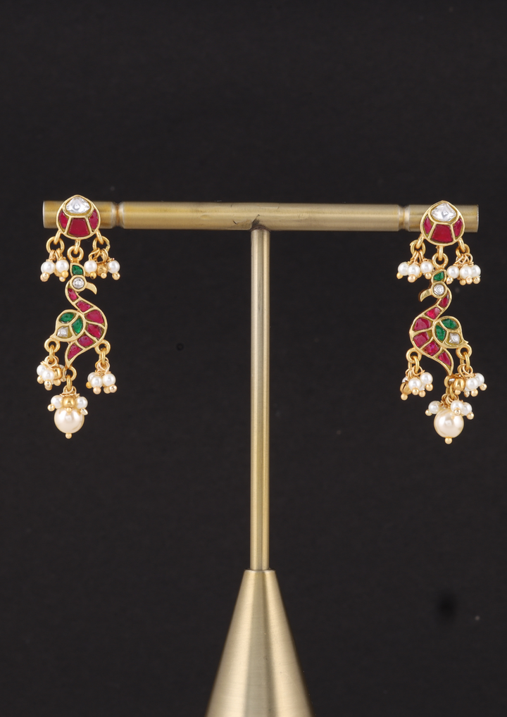 Wardha Exquisite Jadau Kundan Earrings