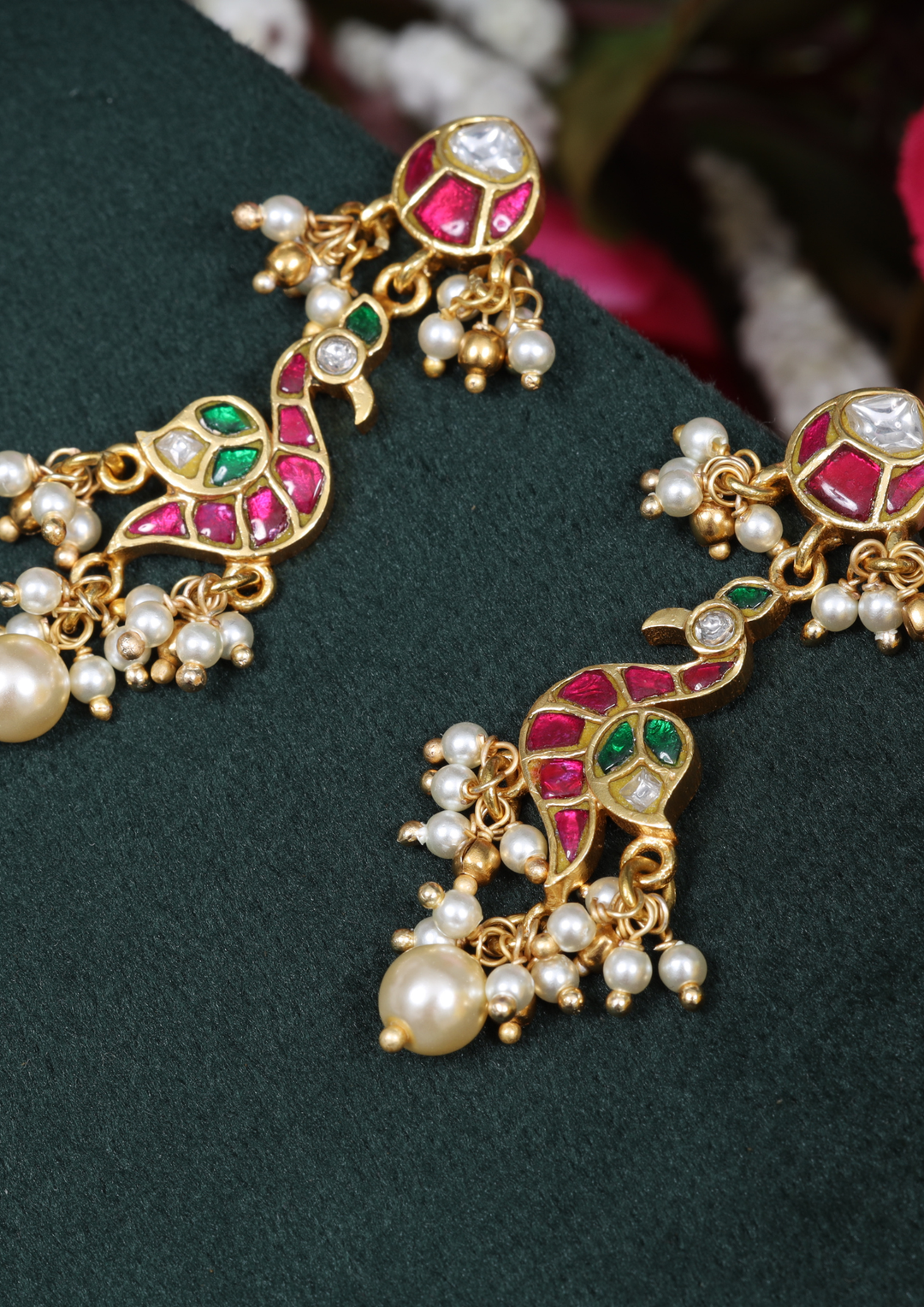 Wardha Exquisite Jadau Kundan Earrings