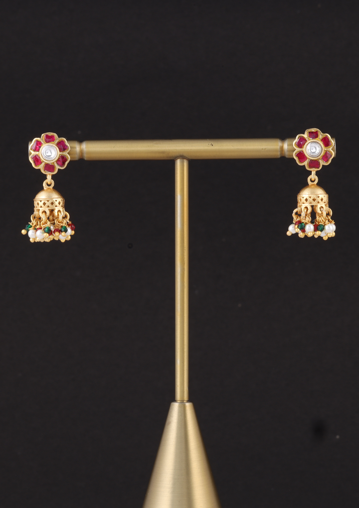 Manjira Regal Jadau Kundan Earrings