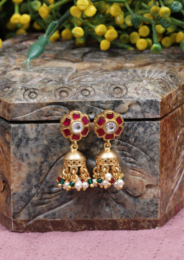 Manjira Regal Jadau Kundan Earrings