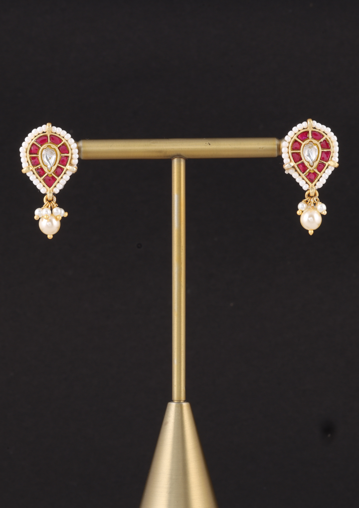 Simsha Jadau Kundan Earrings