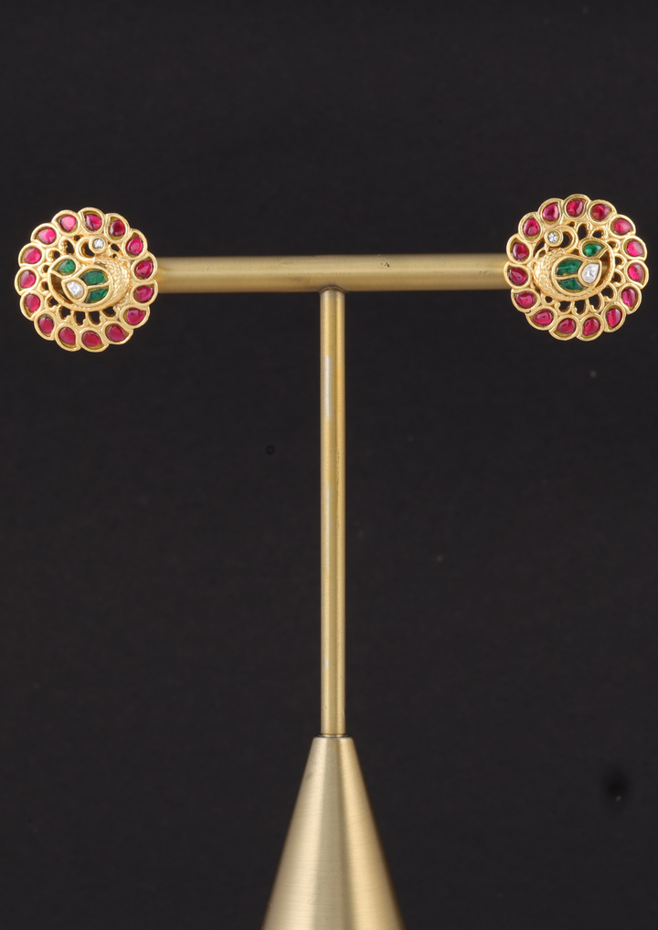 Purna Elegant Jadau Kundan Earrings