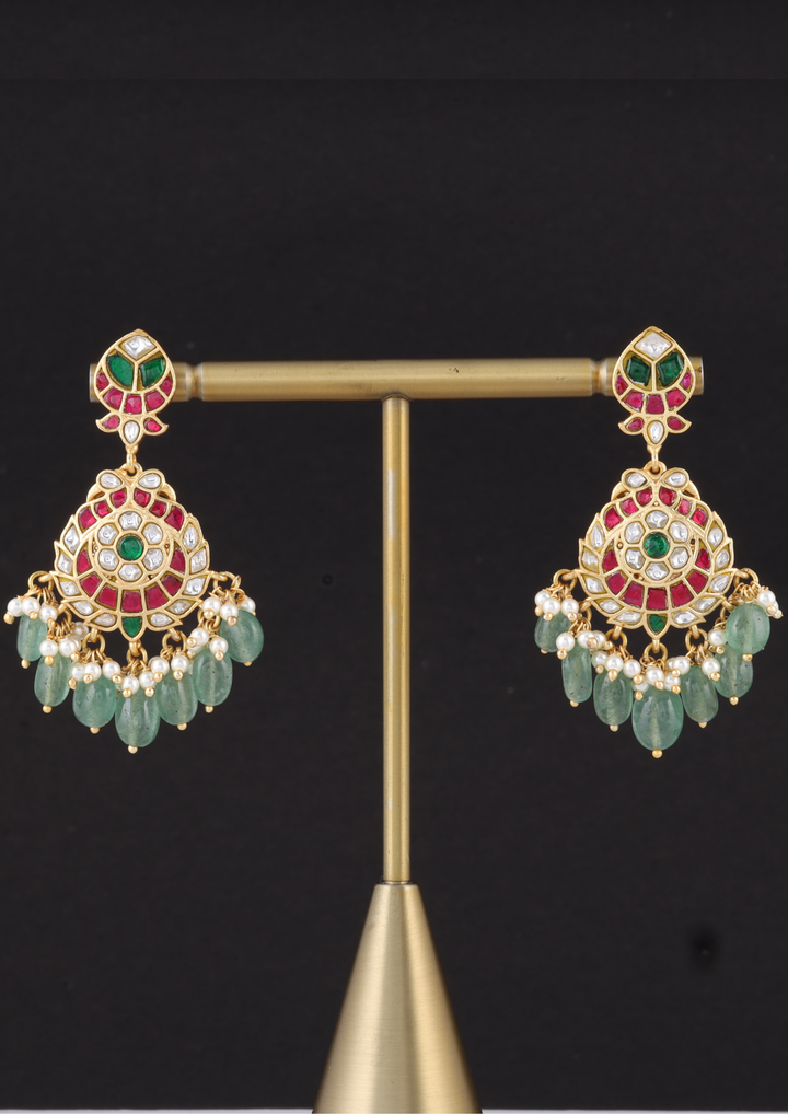 Panjhra Regal Jadau Kundan Earrings