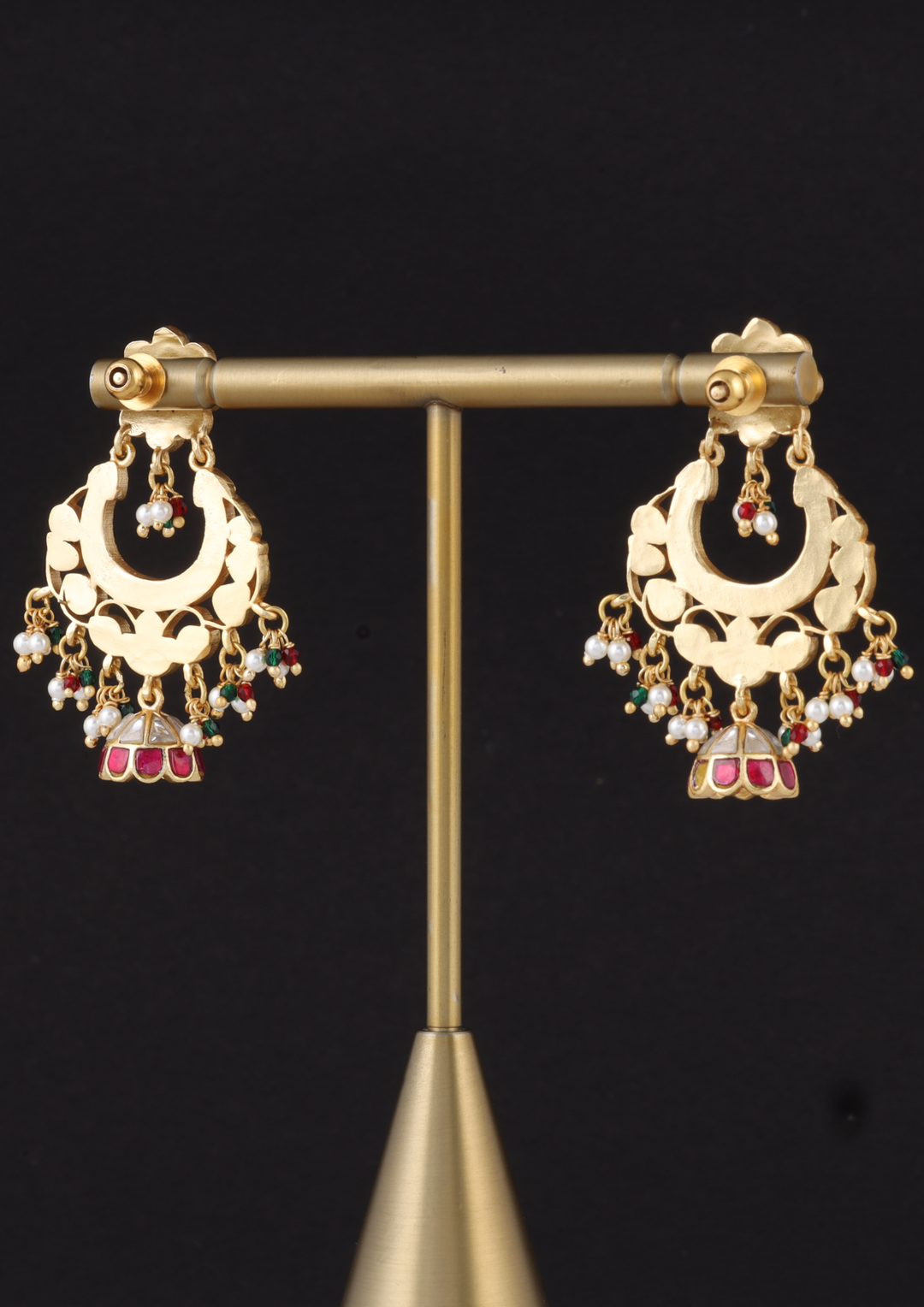 Burhi Handcrafted Jadau Kundan Earrings
