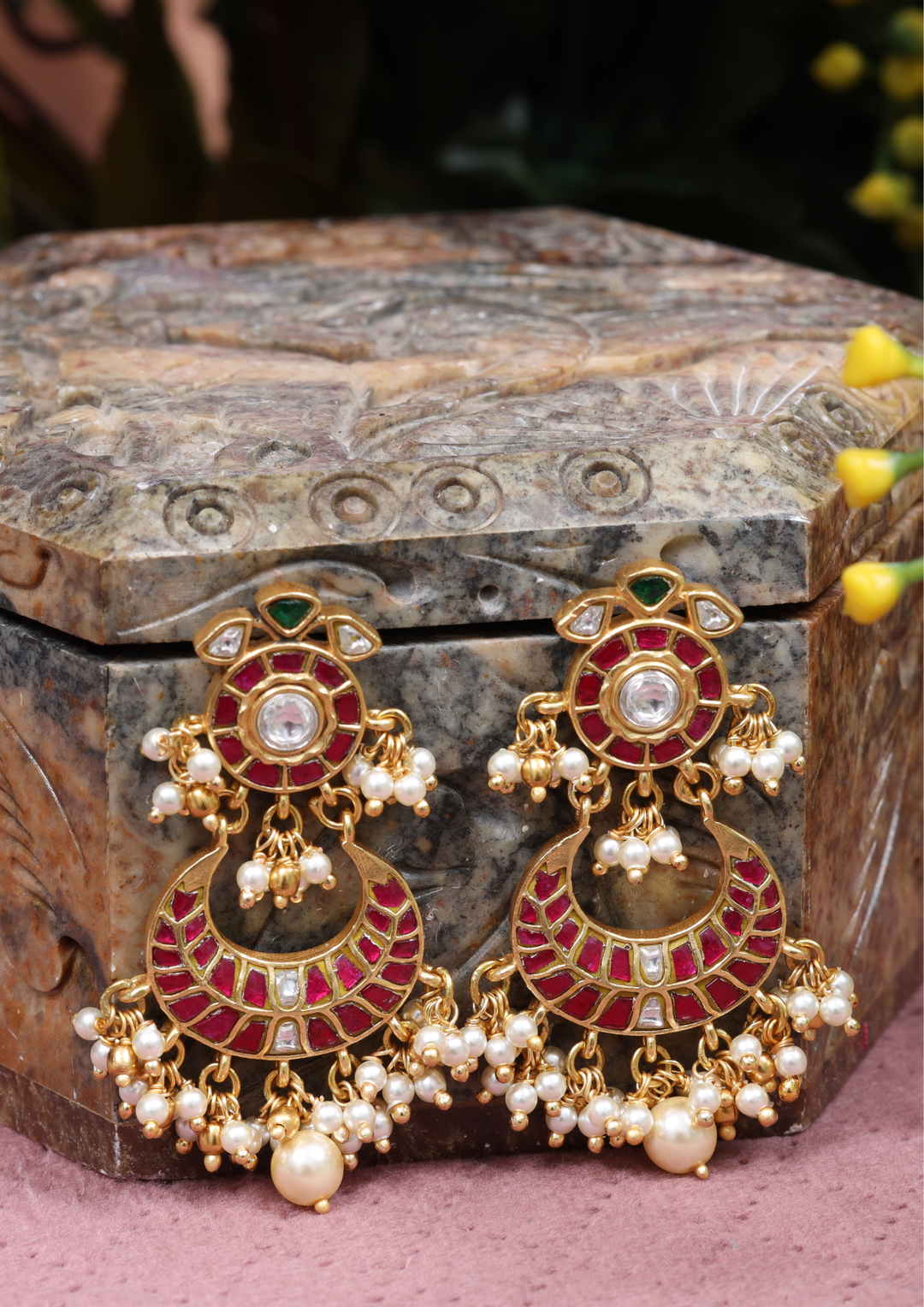 Sindhu Exquisite Jadau Kundan Earrings