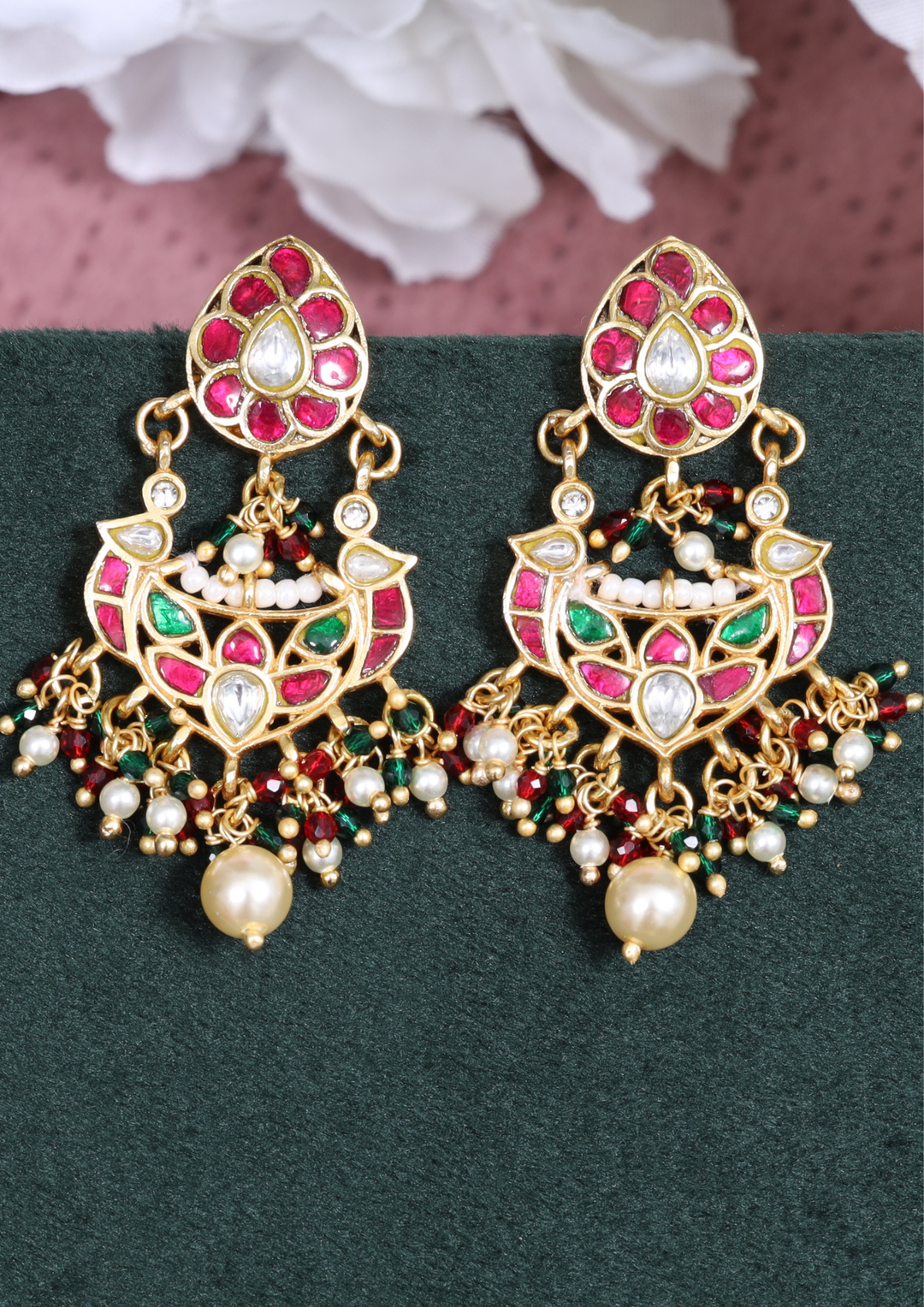 Mehran Regal Jadau Kundan Earrings