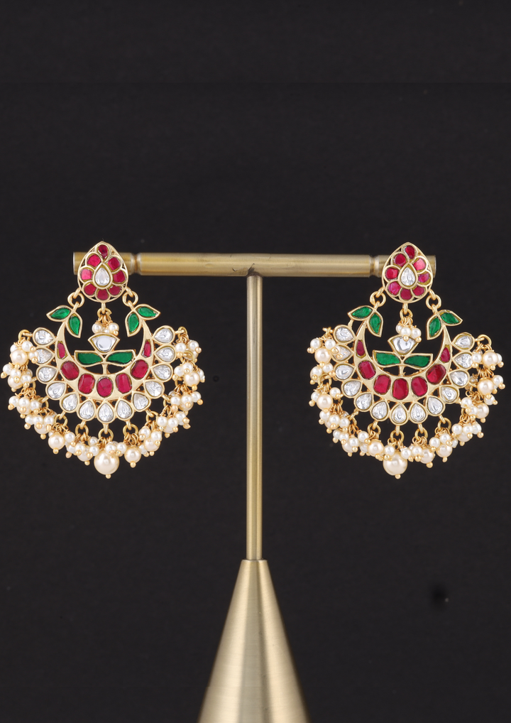 Rimsha Handcrafted Jadau Kundan Earrings