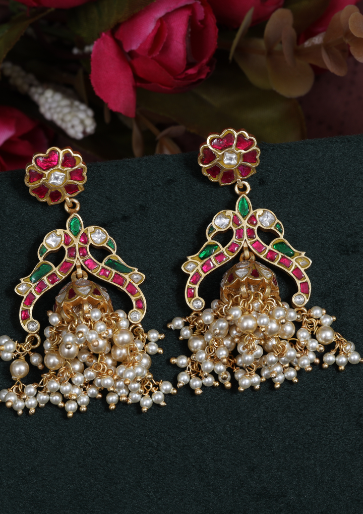 Mahnoor Elegant Jadau Kundan Earrings