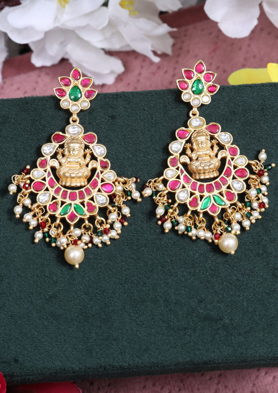 Nayab Exquisite Jadau Kundan Earrings