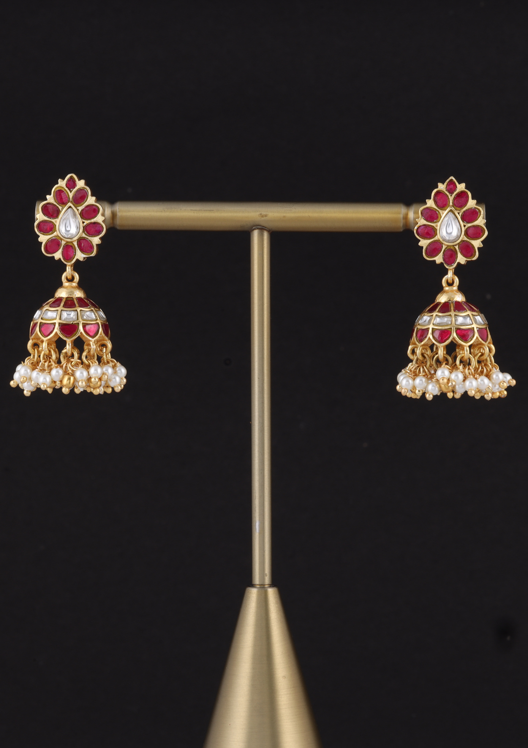 Sehr Regal Jadau Kundan Earrings