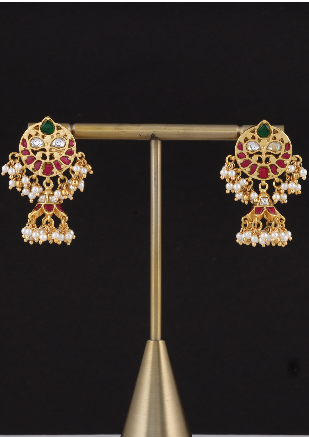 Ghazal Jadau Kundan Earrings