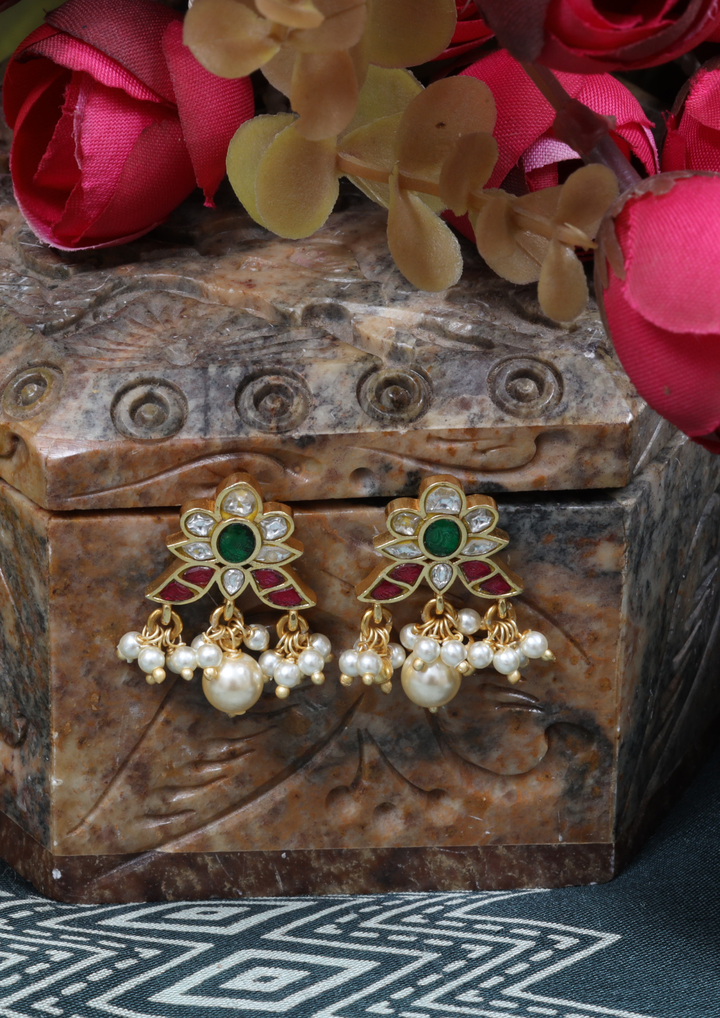 Hoor Exquisite Jadau Kundan Earrings