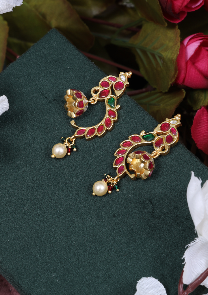 Rajni Regal Jadau Kundan Earrings