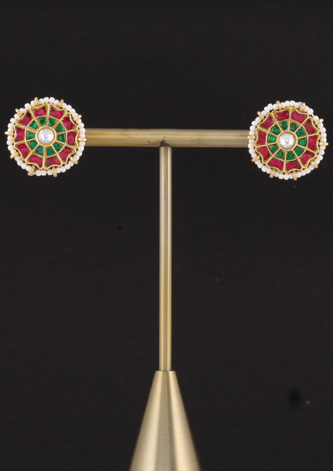 Ayla Handcrafted Jadau Kundan Earrings