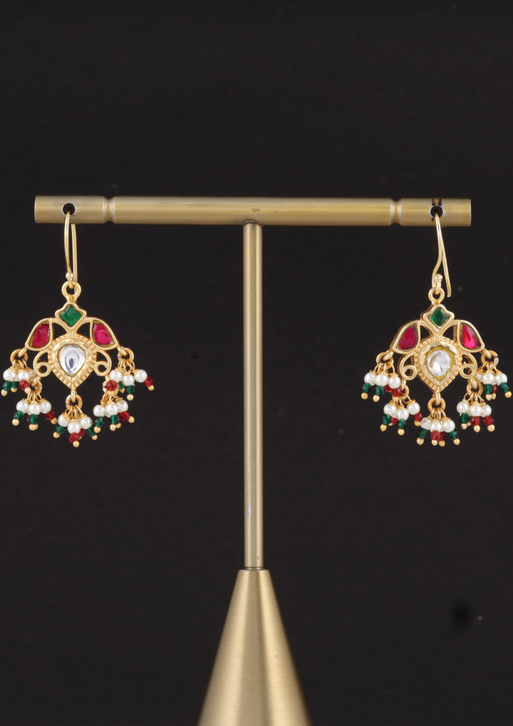 Zimal Elegant Jadau Kundan Earrings