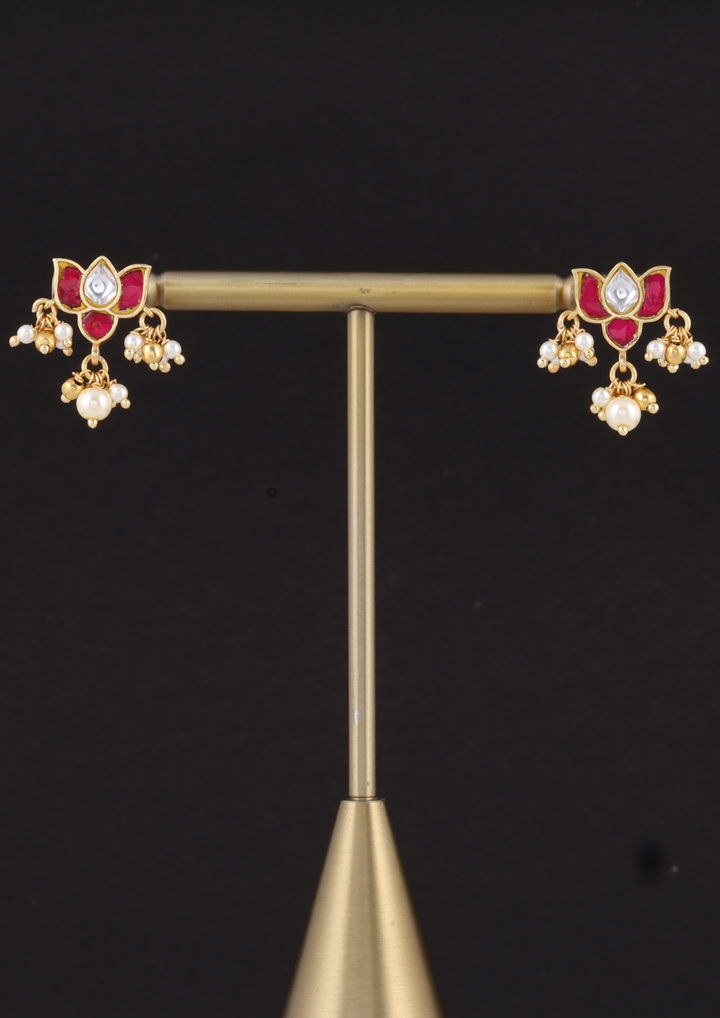 Nusrat Handcrafted Jadau Kundan Earrings