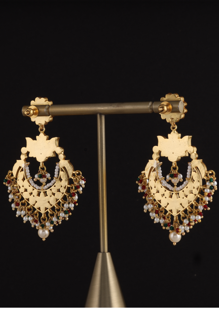 Roshni Bridal Jadau Kundan Earrings