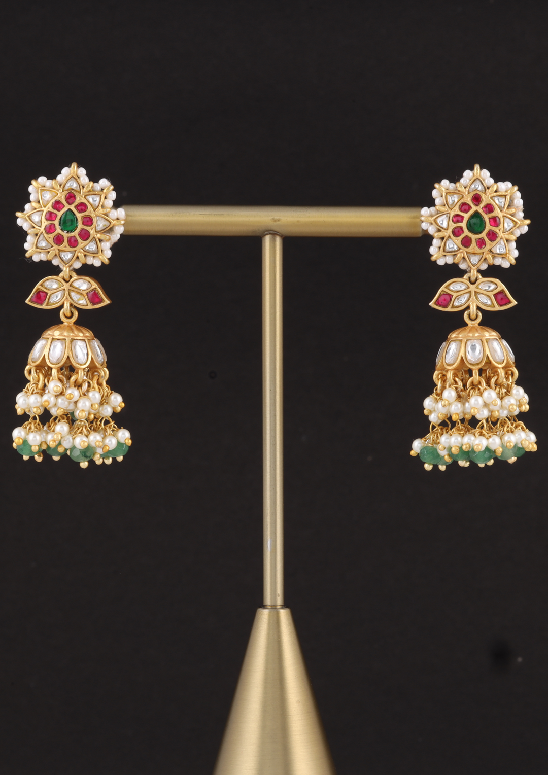Zarqash Bridal Jadau Kundan Earrings