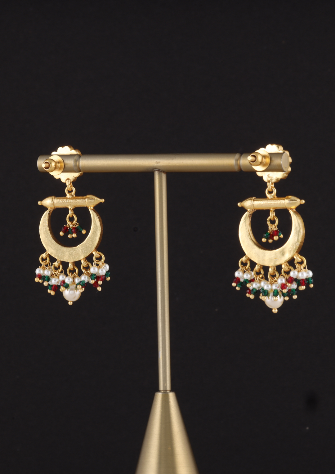 Teesta Handcrafted Jadau Kundan Earrings
