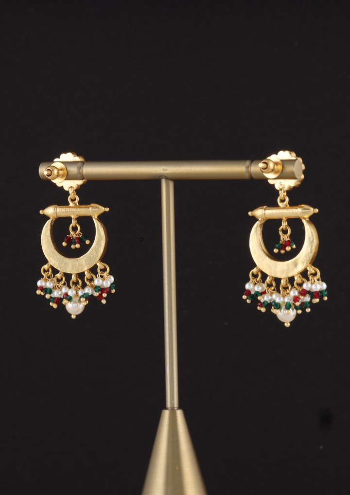Teesta Handcrafted Jadau Kundan Earrings