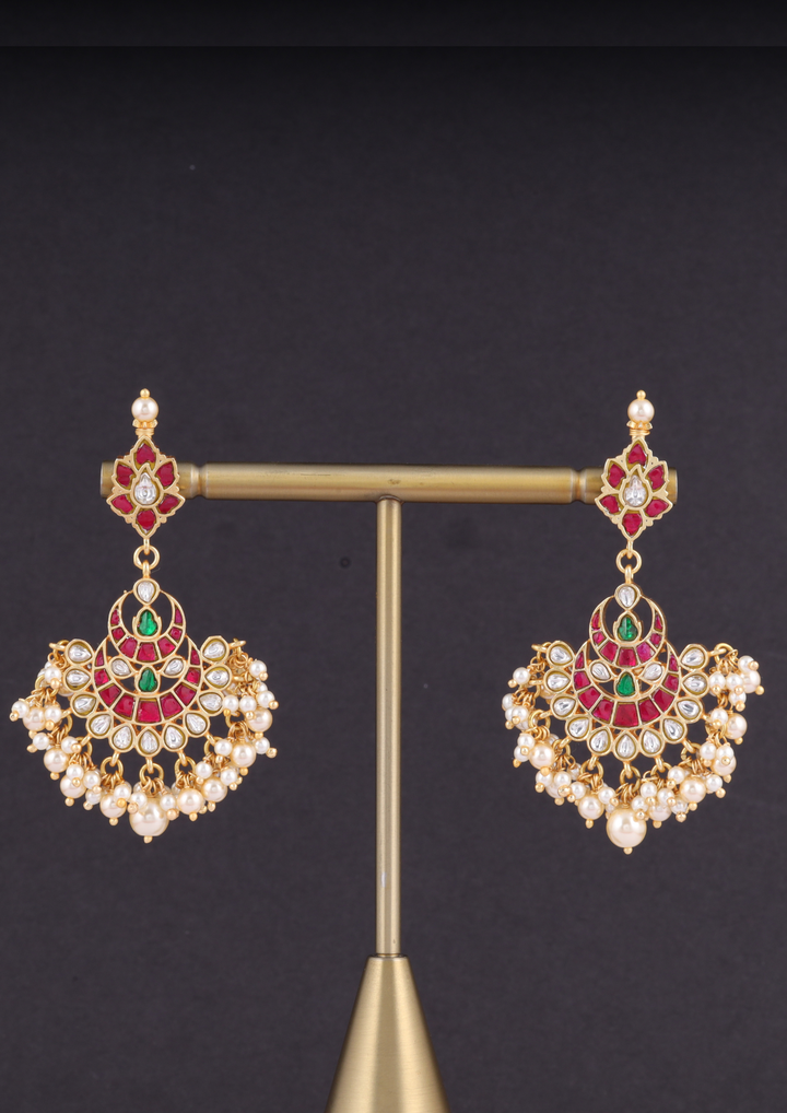 Pranavi Elegant Jadau Kundan Earrings