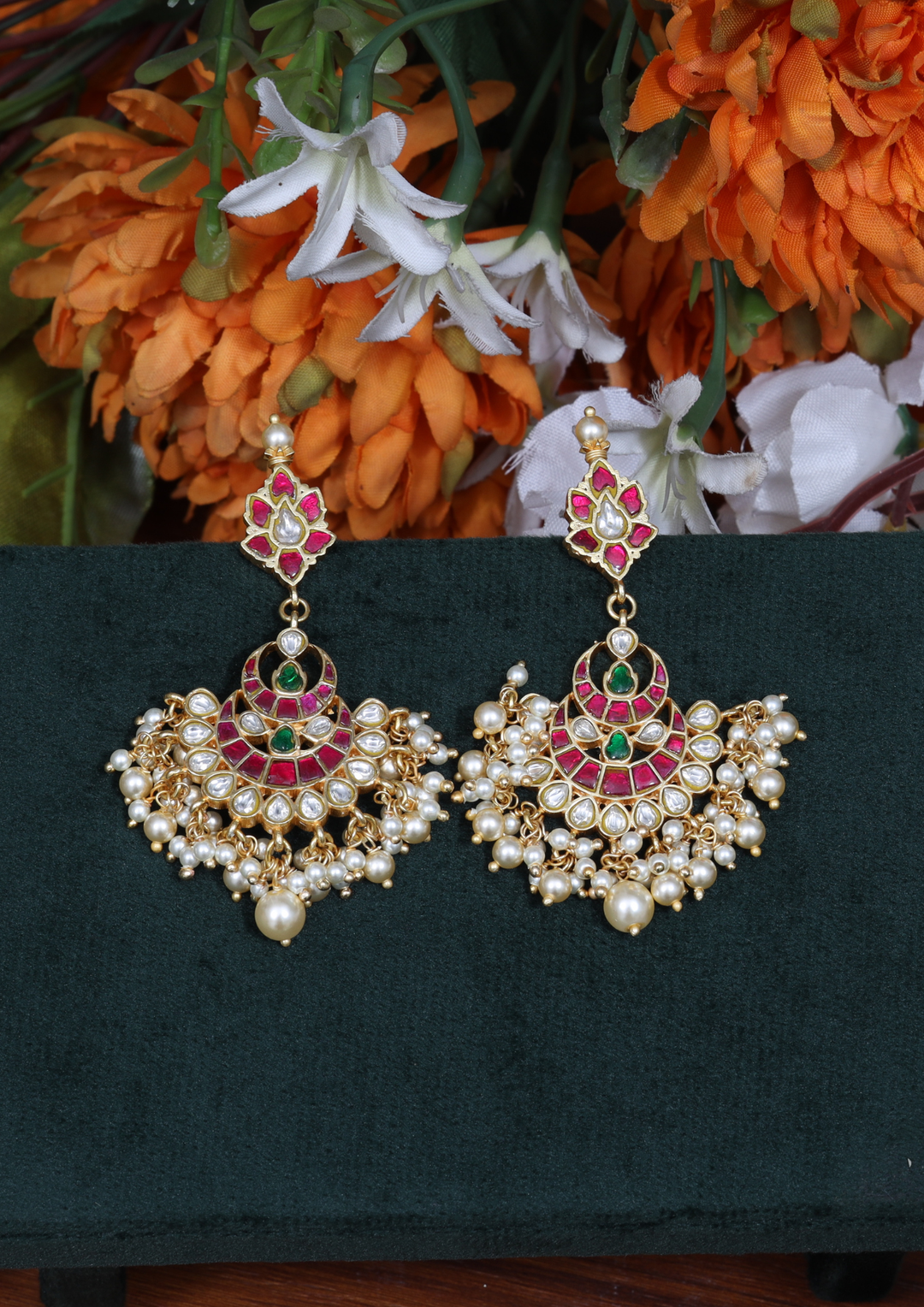 Pranavi Elegant Jadau Kundan Earrings