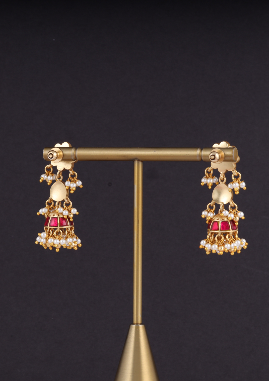 Svarna Regal Jadau Kundan Earrings