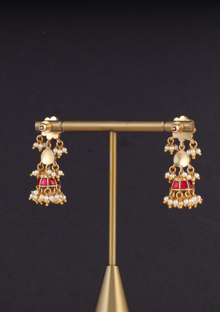 Svarna Regal Jadau Kundan Earrings