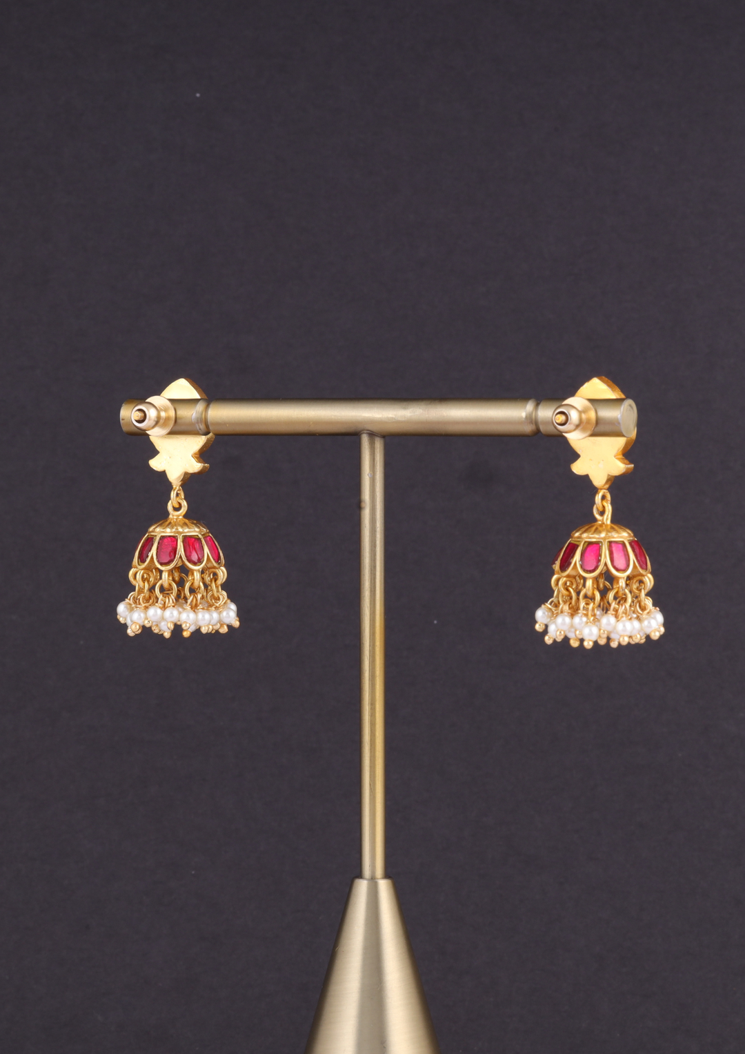 Tharagai Regal Jadau Kundan Earrings