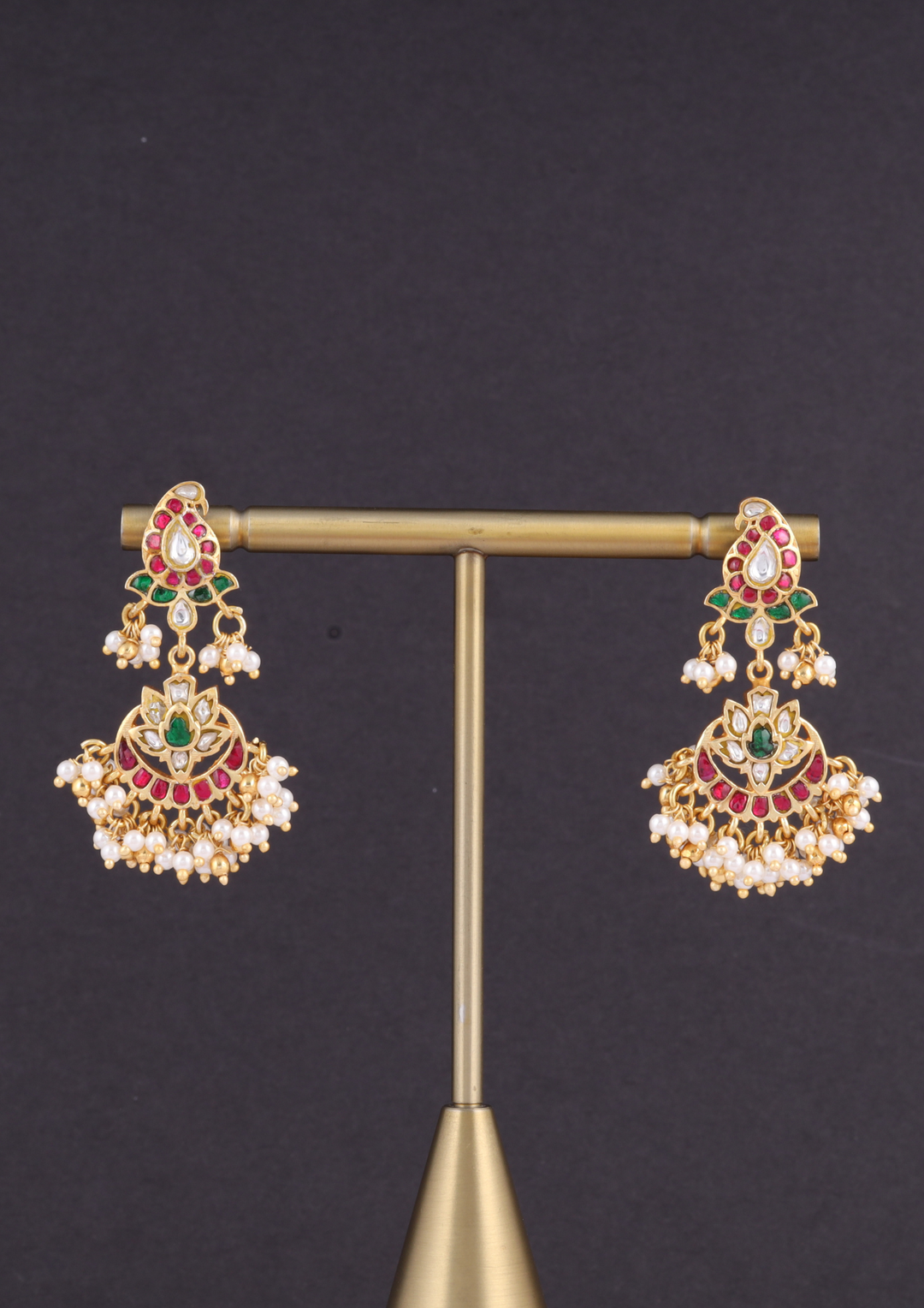 Kamakshi Elegant Jadau Kundan Earrings