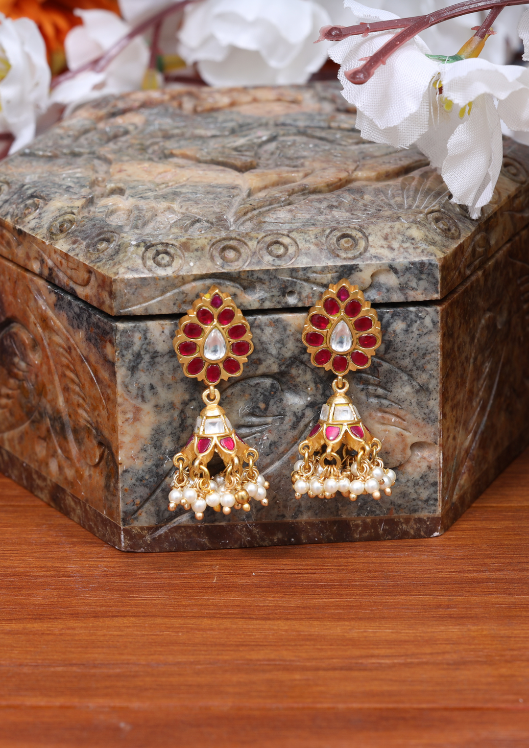 Rivaa Exquisite Jadau Kundan Earrings