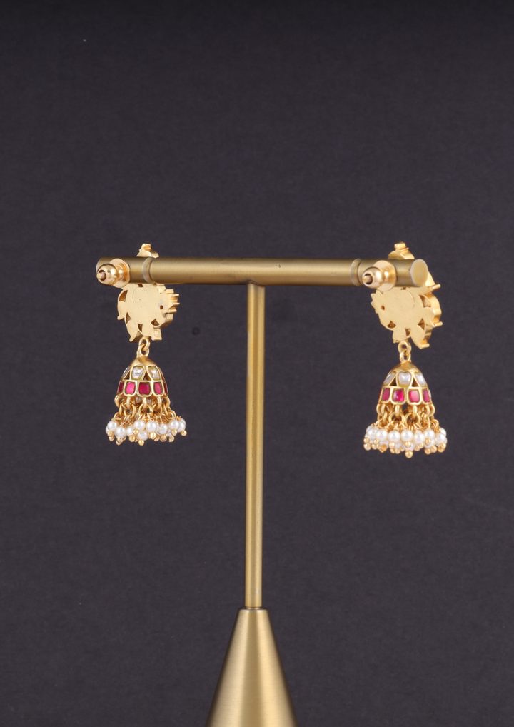 Tvesa Regal Jadau Kundan Earrings