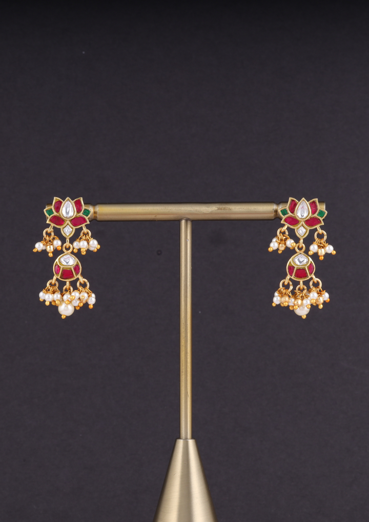 Ratika Elegant Jadau Kundan Earrings