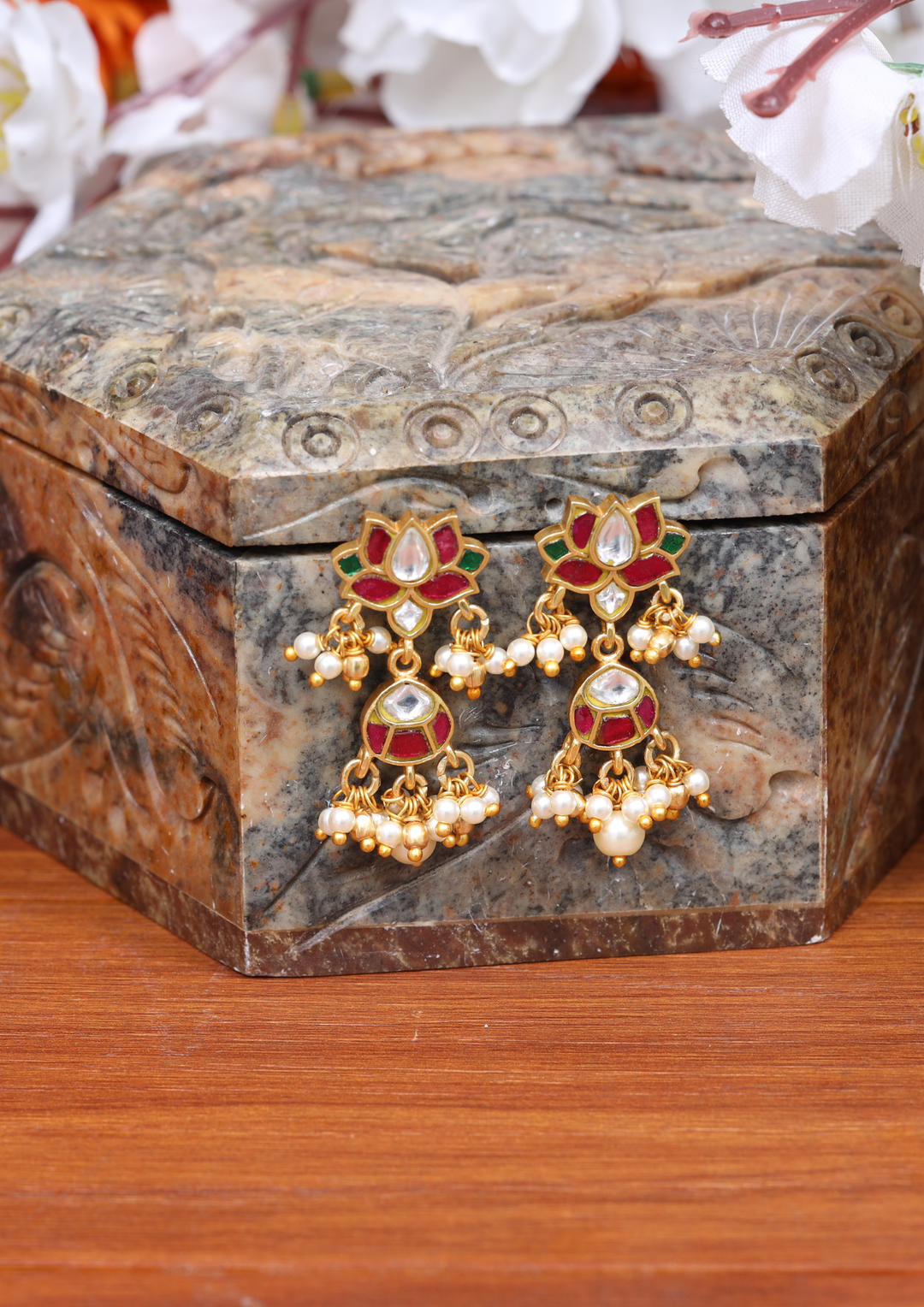 Ratika Elegant Jadau Kundan Earrings