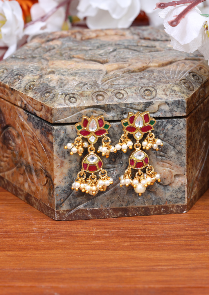 Ratika Elegant Jadau Kundan Earrings