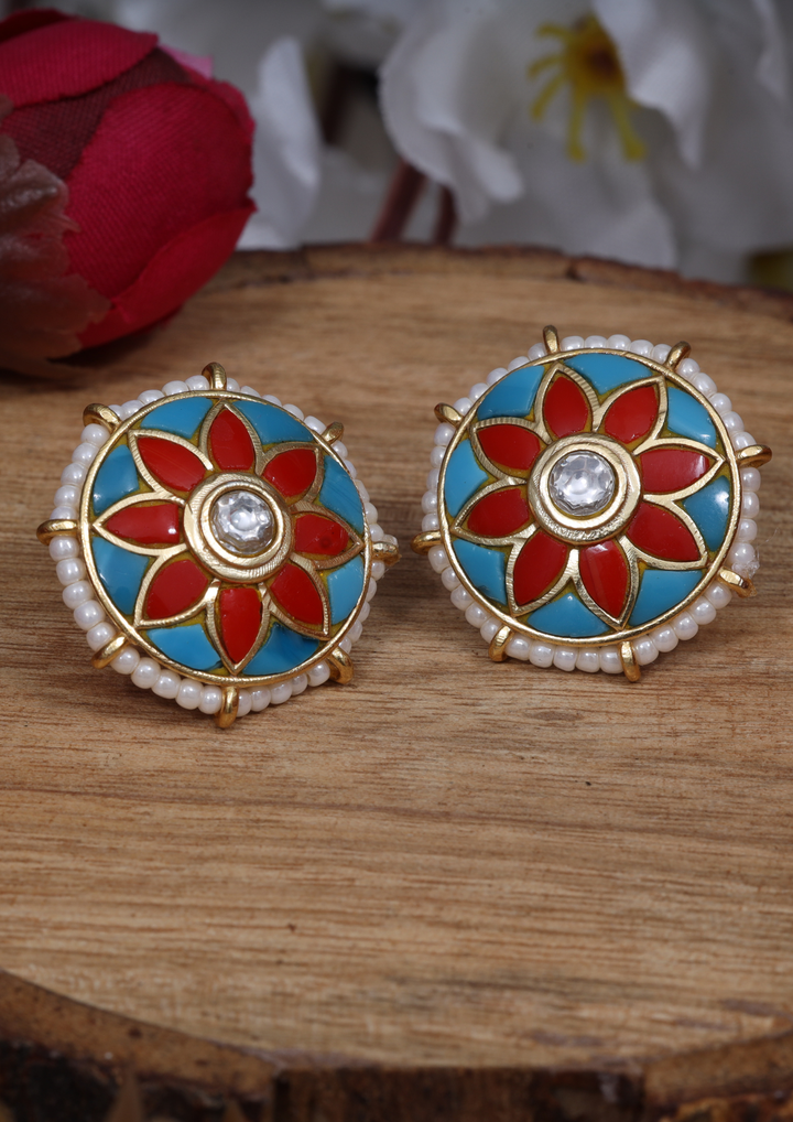 Muktika Regal Jadau Kundan Earrings
