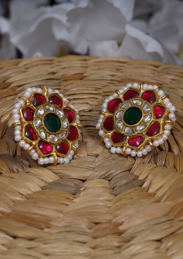 Pravalika Jadau Kundan Earrings