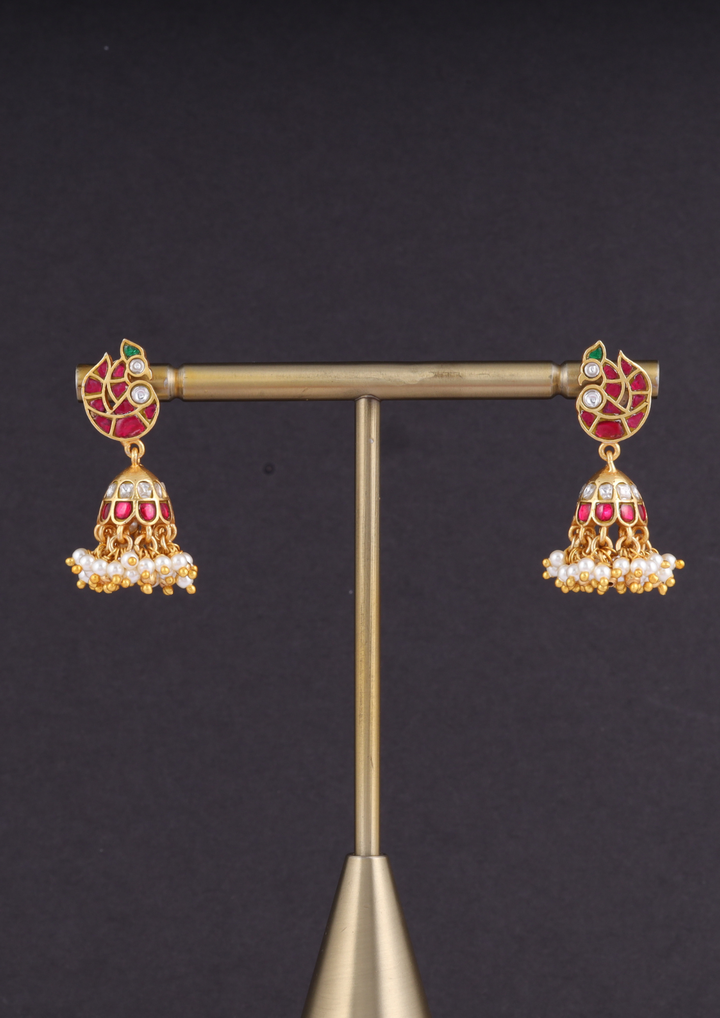 Alankrita Handcrafted Jadau Kundan Earrings