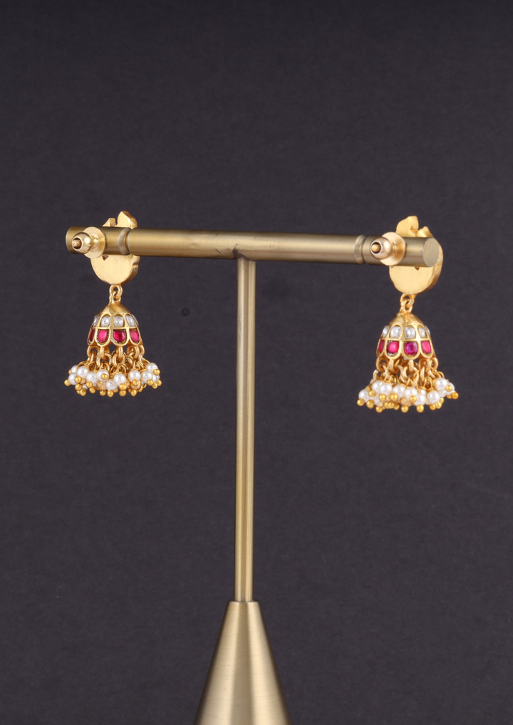 Alankrita Handcrafted Jadau Kundan Earrings