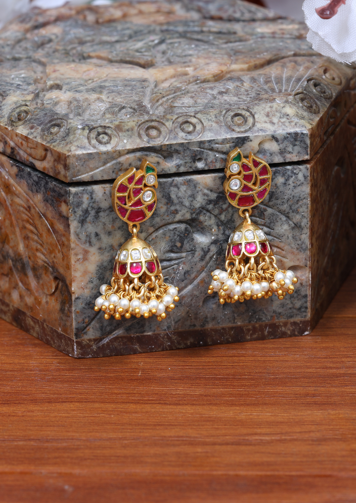 Alankrita Handcrafted Jadau Kundan Earrings